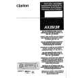 CLARION AXZ613R Owners Manual