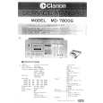 CLARION MD7800G Service Manual